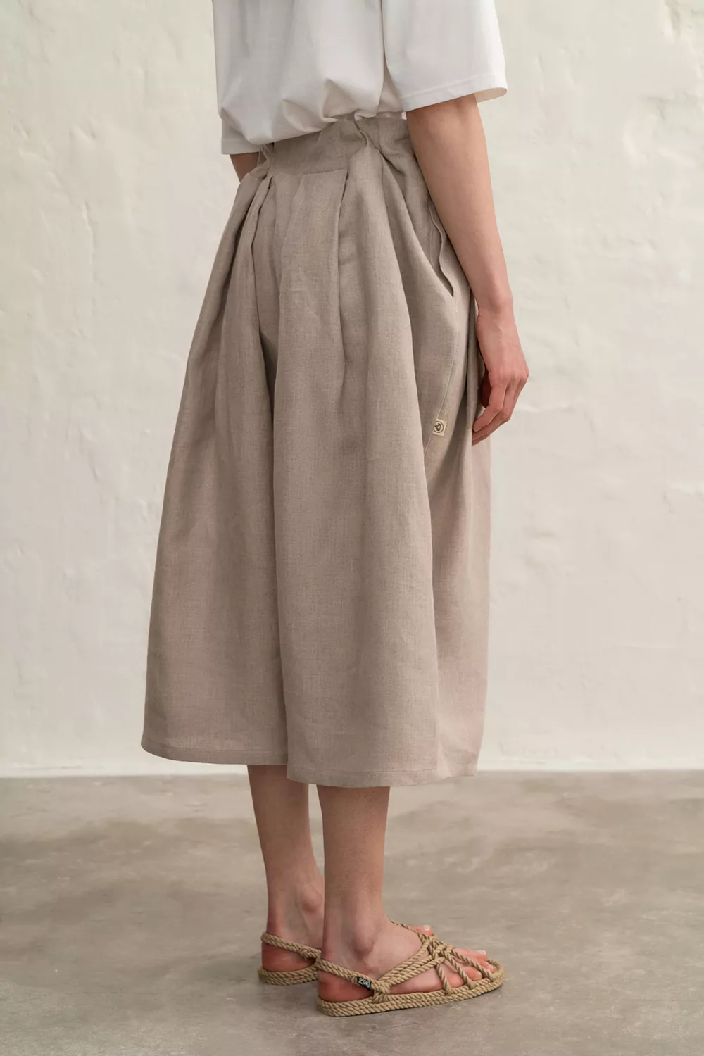 L2007 Trouser skirt natural